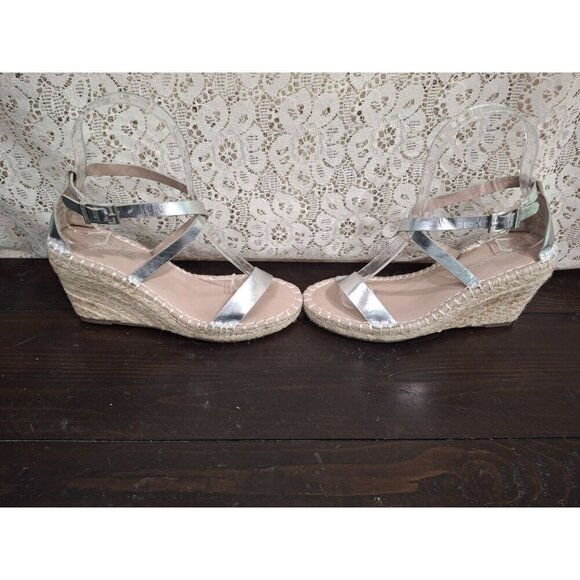 NWOB CHARLES by Charles David Nola Espadrille Wedge Sandals/Sz. 5M - Picture 4 of 9